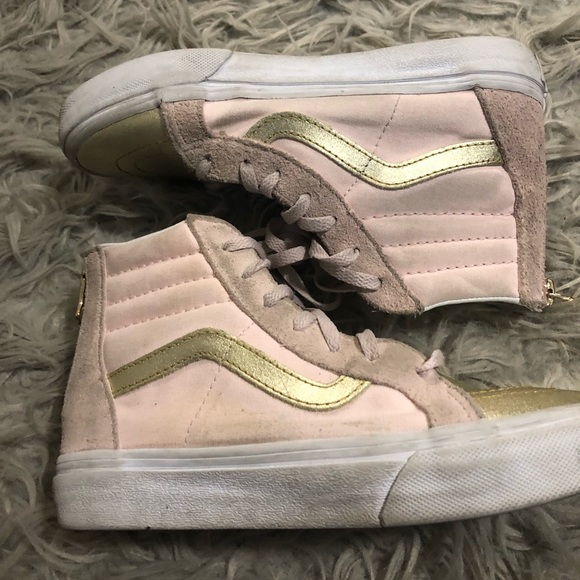 Vans pink and Gold - Picture 1 of 3